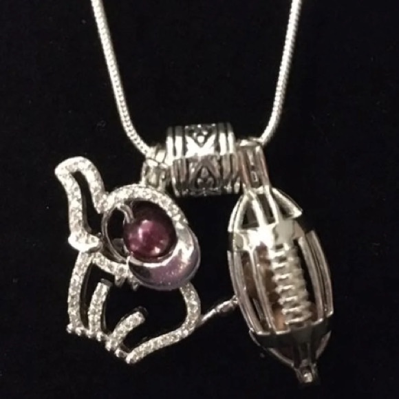 Football Necklace - Picture 1 of 2